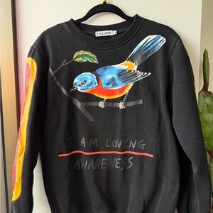 Rare Kanye West I Am Loving Awareness Grey Men’s Sweatshirt Size M Y2K Hype